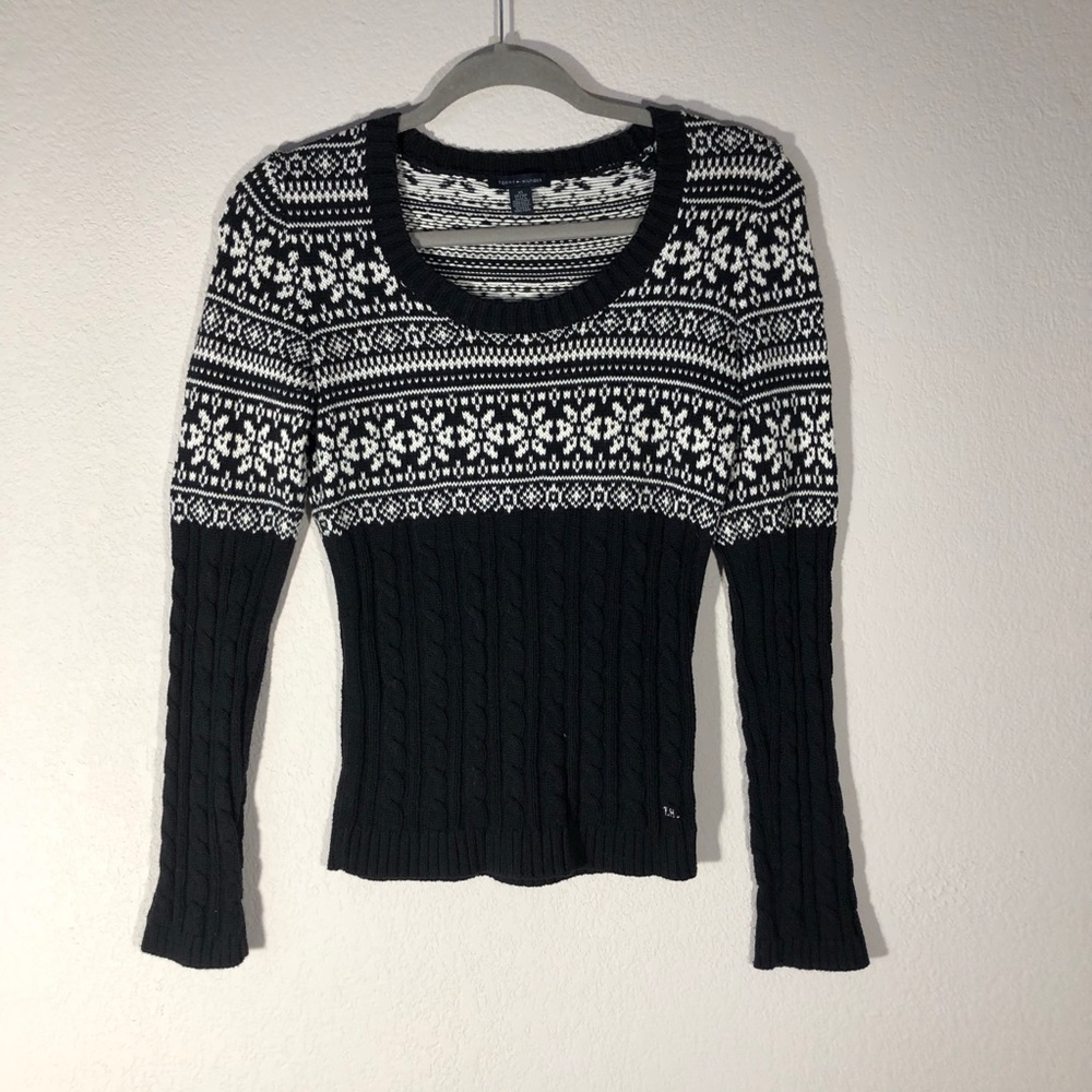 Tommy Hilfiger Black & White Sweater